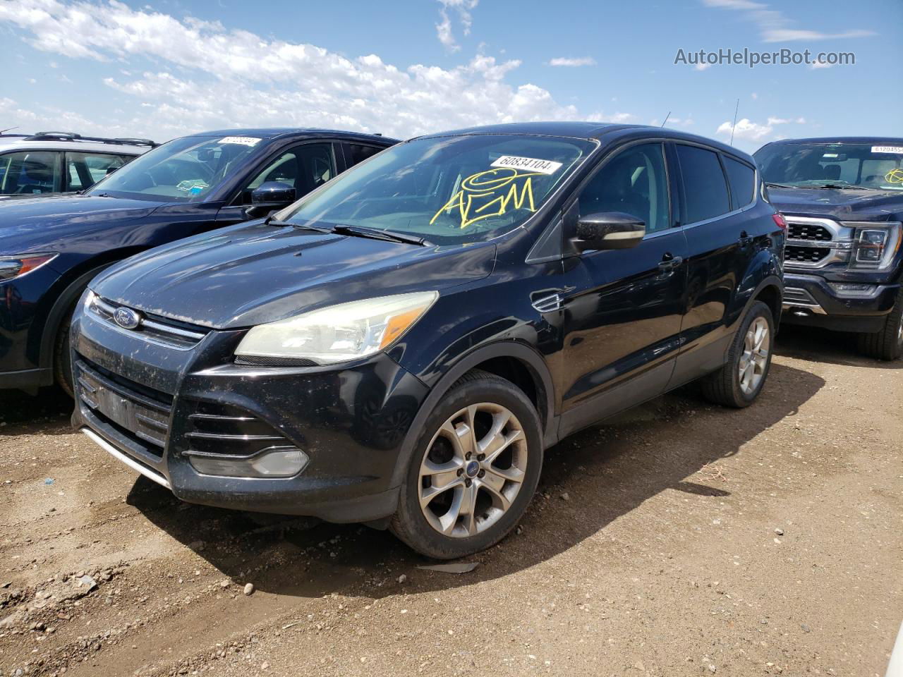 2013 Ford Escape Sel Black vin: 1FMCU9H91DUC72155