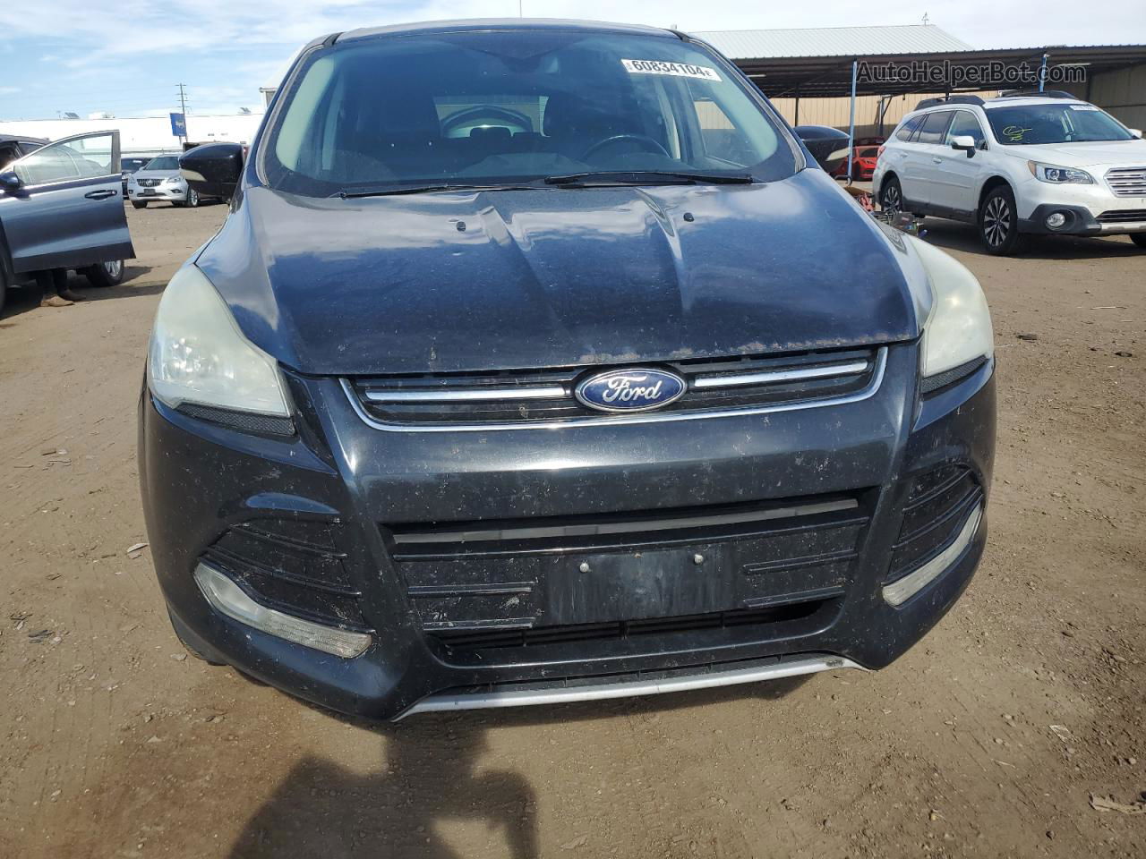 2013 Ford Escape Sel Black vin: 1FMCU9H91DUC72155