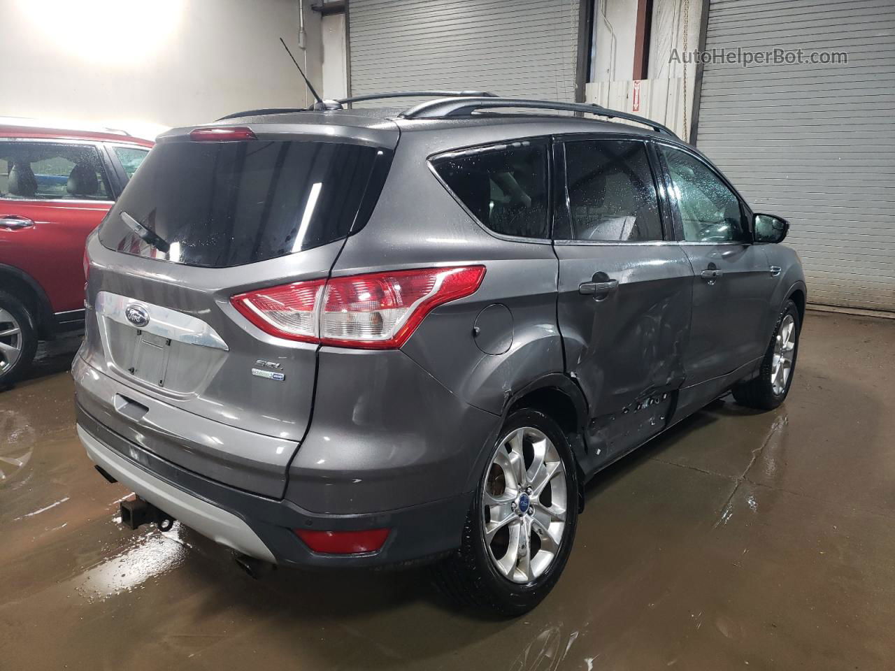 2013 Ford Escape Sel Gray vin: 1FMCU9H92DUB44264