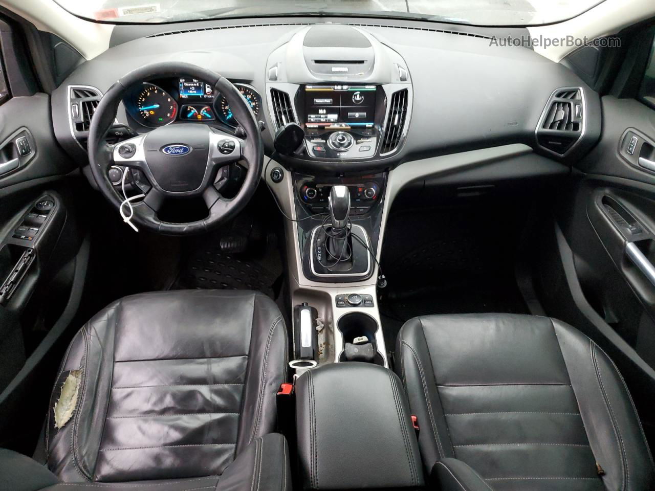 2013 Ford Escape Sel Белый vin: 1FMCU9H92DUC58247