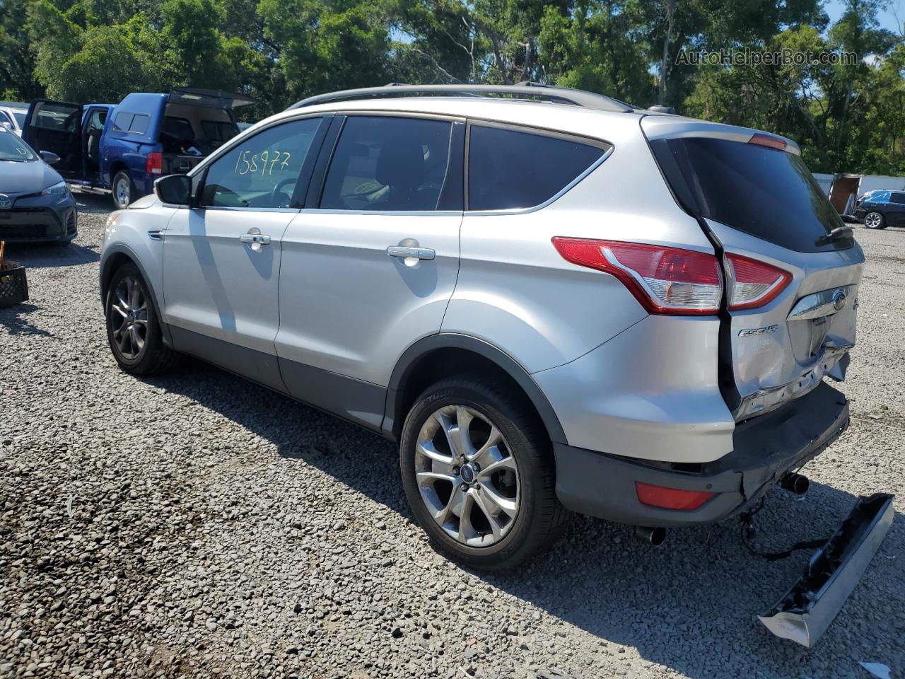 2013 Ford Escape Sel Gray vin: 1FMCU9H93DUB59243