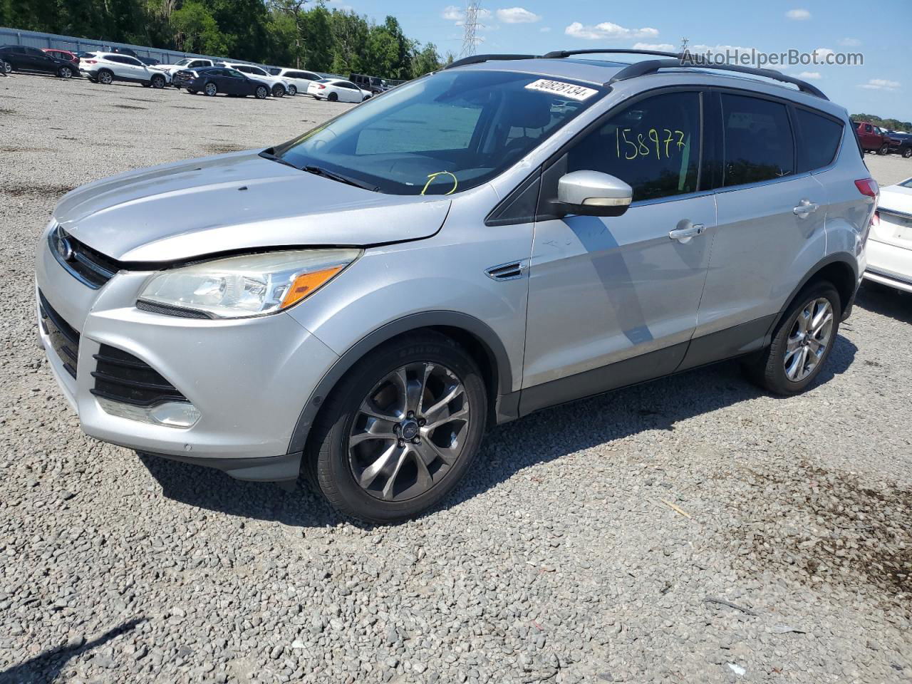 2013 Ford Escape Sel Gray vin: 1FMCU9H93DUB59243