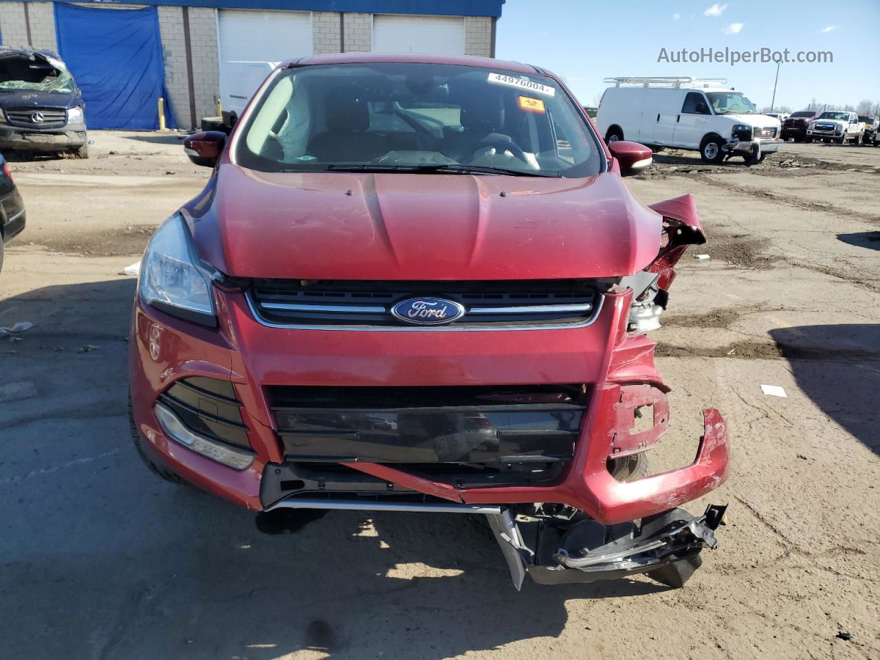 2013 Ford Escape Sel Красный vin: 1FMCU9H93DUC63599