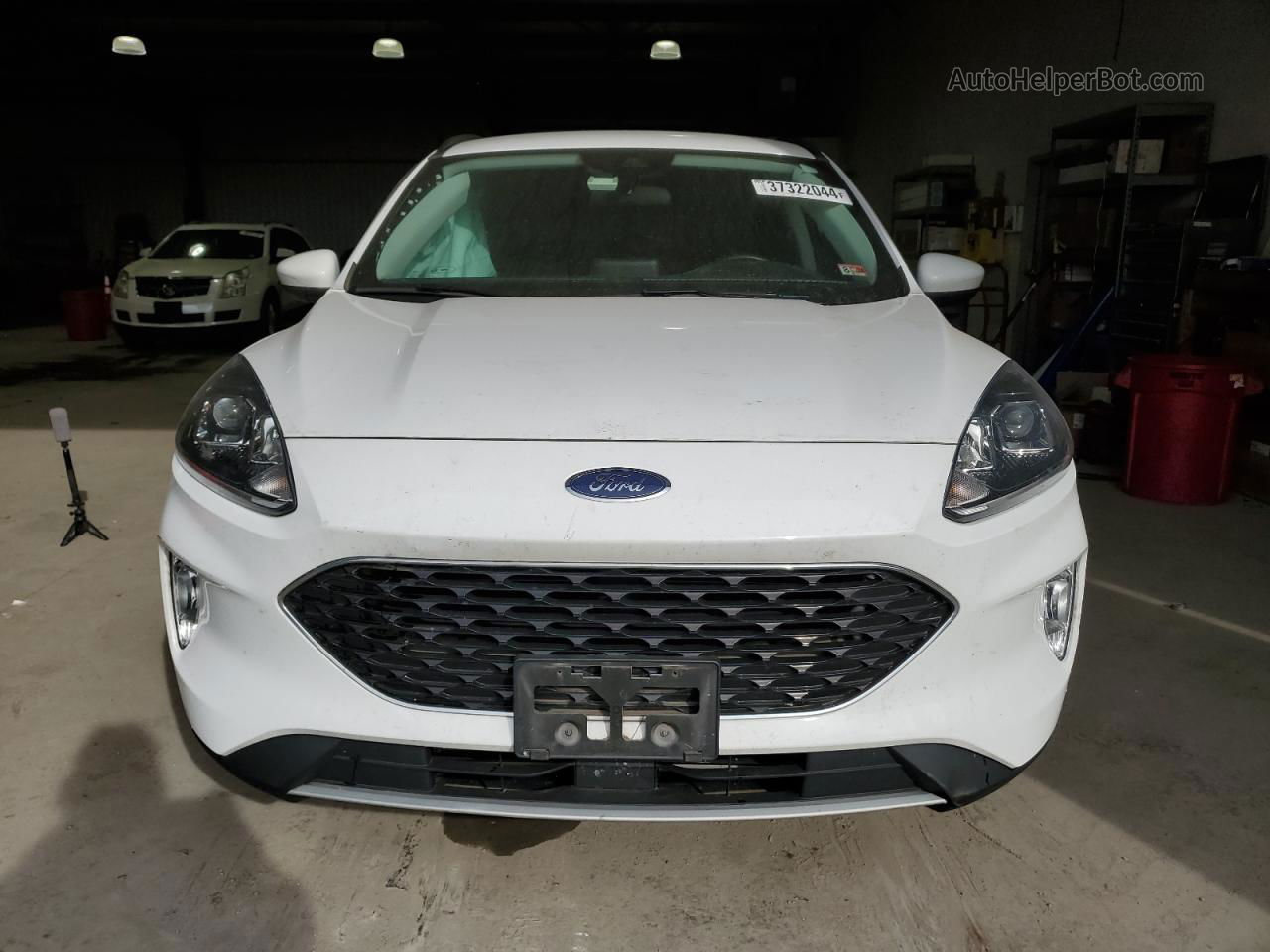 2021 Ford Escape Sel White vin: 1FMCU9H93MUA84754