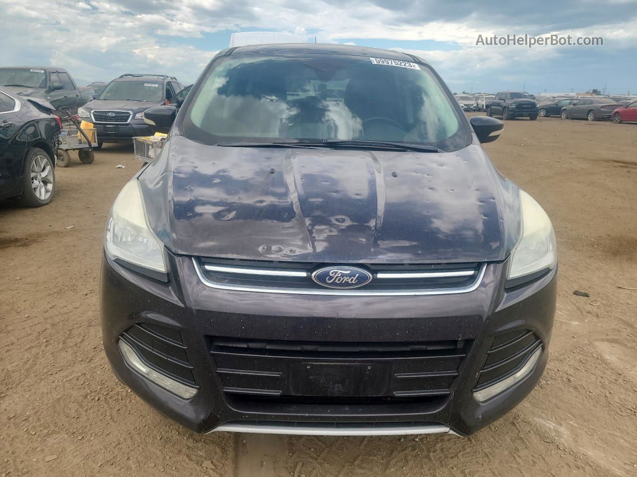 2013 Ford Escape Sel Black vin: 1FMCU9H95DUC47758