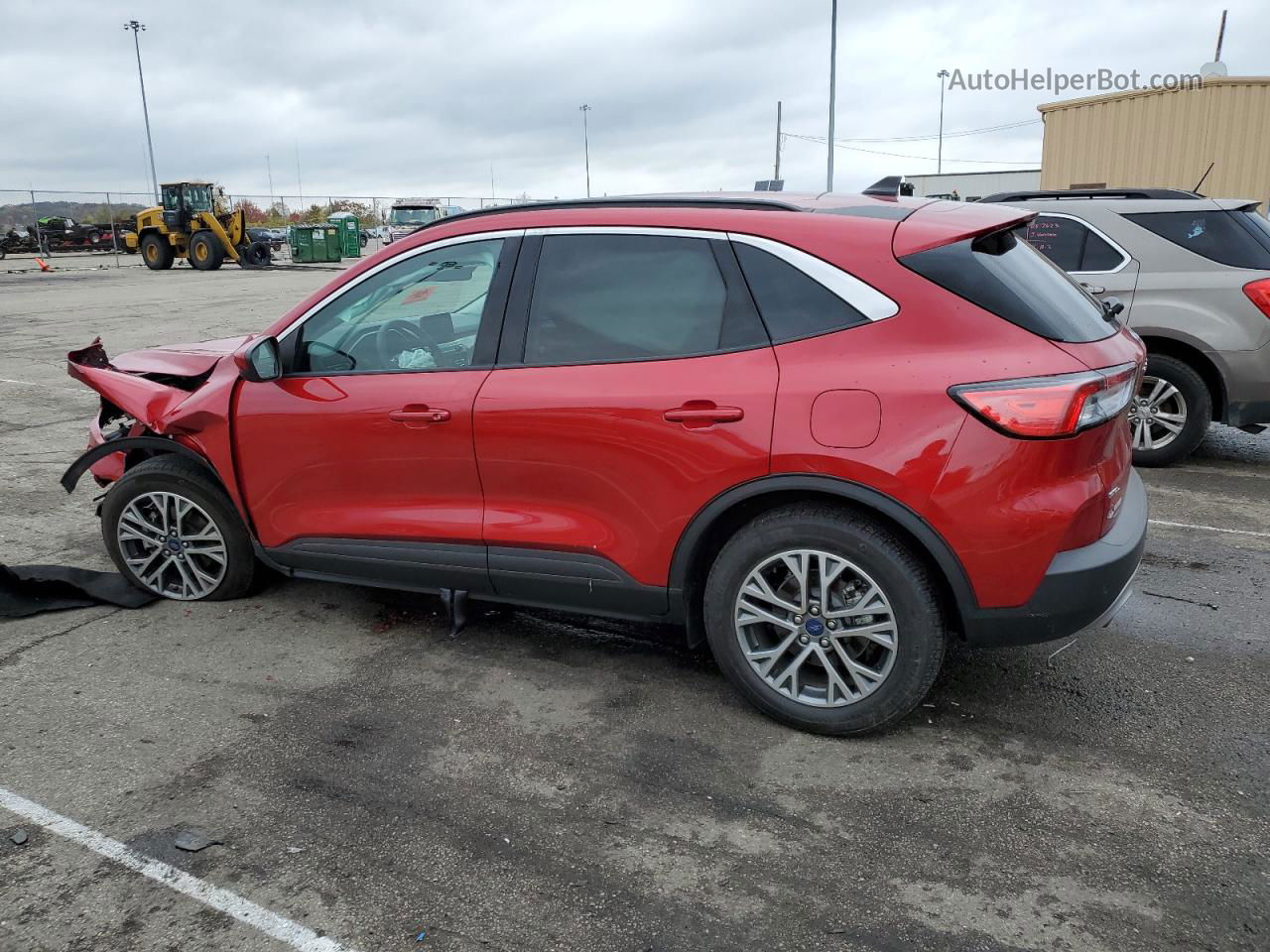 2021 Ford Escape Sel Red vin: 1FMCU9H95MUA35393