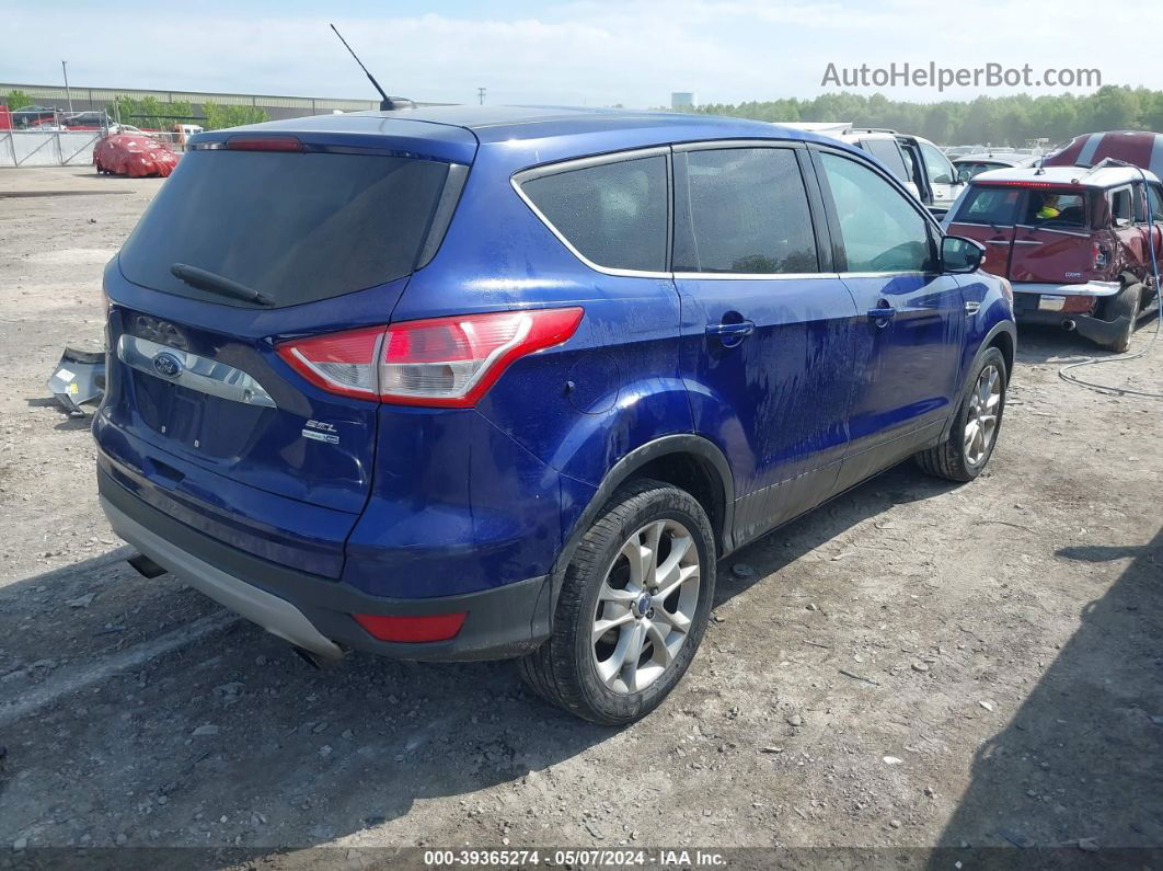 2013 Ford Escape Sel Blue vin: 1FMCU9H96DUD88760