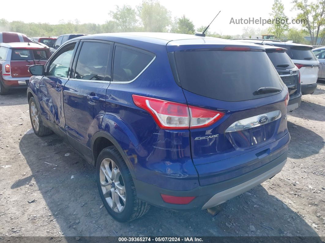 2013 Ford Escape Sel Blue vin: 1FMCU9H96DUD88760