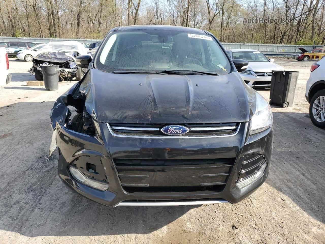 2013 Ford Escape Sel Black vin: 1FMCU9H97DUD72941