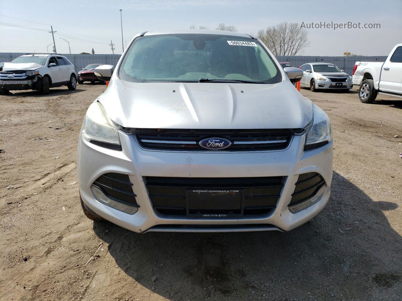 2013 Ford Escape Sel Silver vin: 1FMCU9H98DUA59798