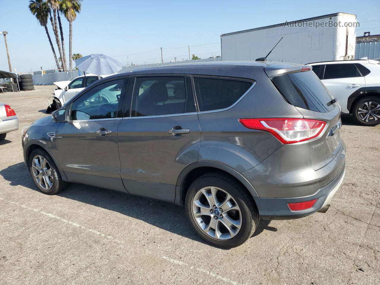 2013 Ford Escape Sel Серый vin: 1FMCU9H98DUA73555