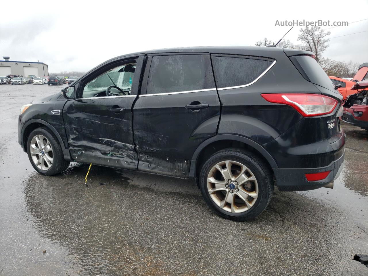 2013 Ford Escape Sel Black vin: 1FMCU9H99DUA48700