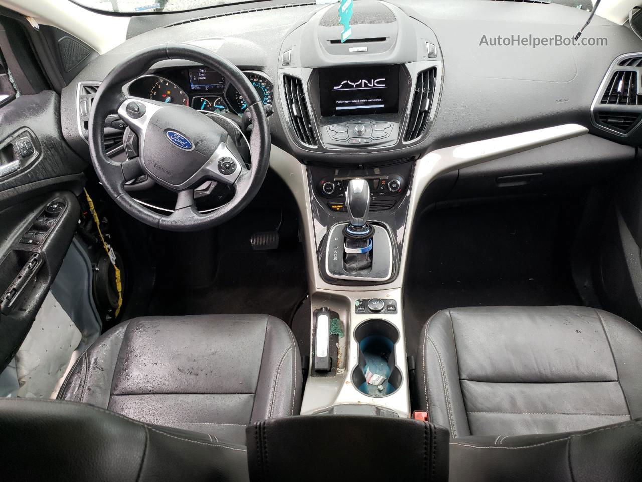 2013 Ford Escape Sel Черный vin: 1FMCU9H99DUA48700