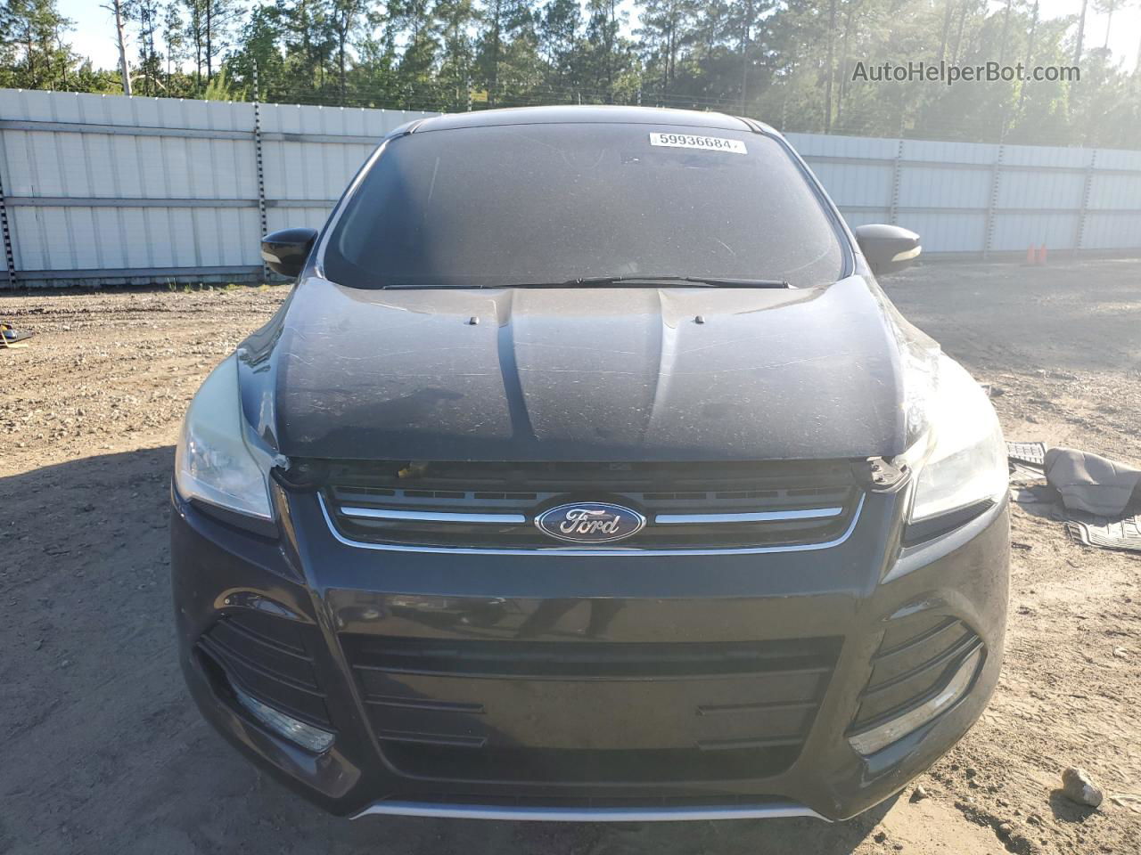 2013 Ford Escape Sel Black vin: 1FMCU9H99DUC95716