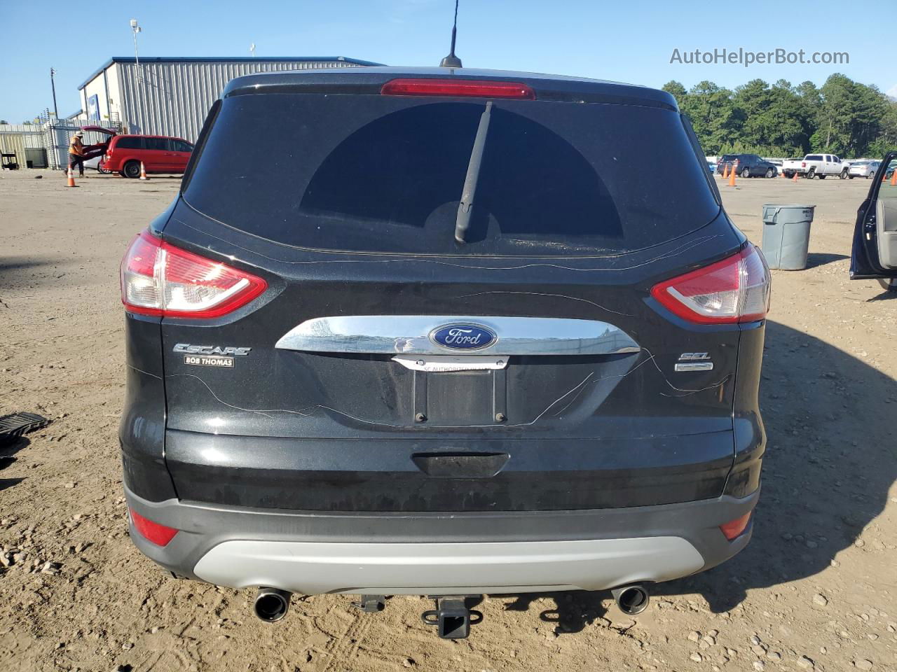 2013 Ford Escape Sel Черный vin: 1FMCU9H99DUC95716