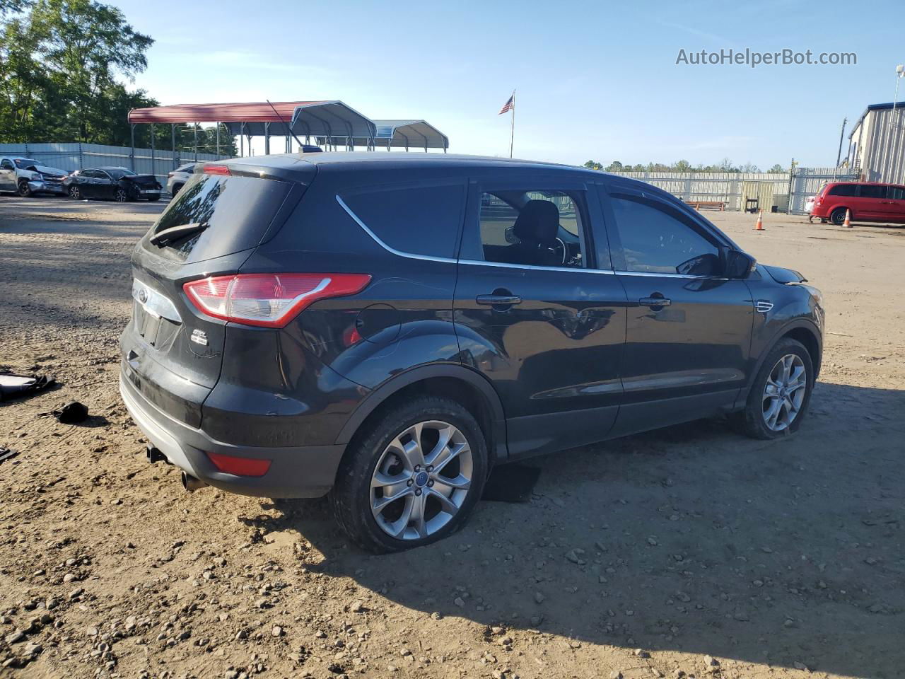 2013 Ford Escape Sel Black vin: 1FMCU9H99DUC95716