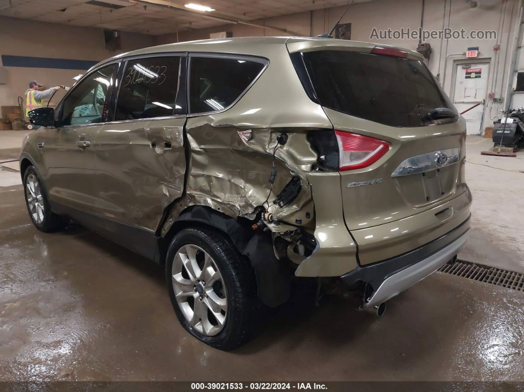 2013 Ford Escape Sel Зеленый vin: 1FMCU9H9XDUA07945