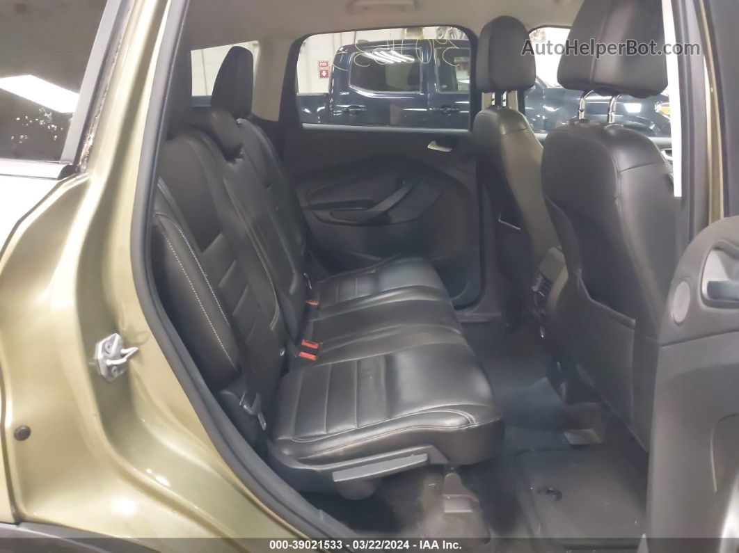 2013 Ford Escape Sel Зеленый vin: 1FMCU9H9XDUA07945