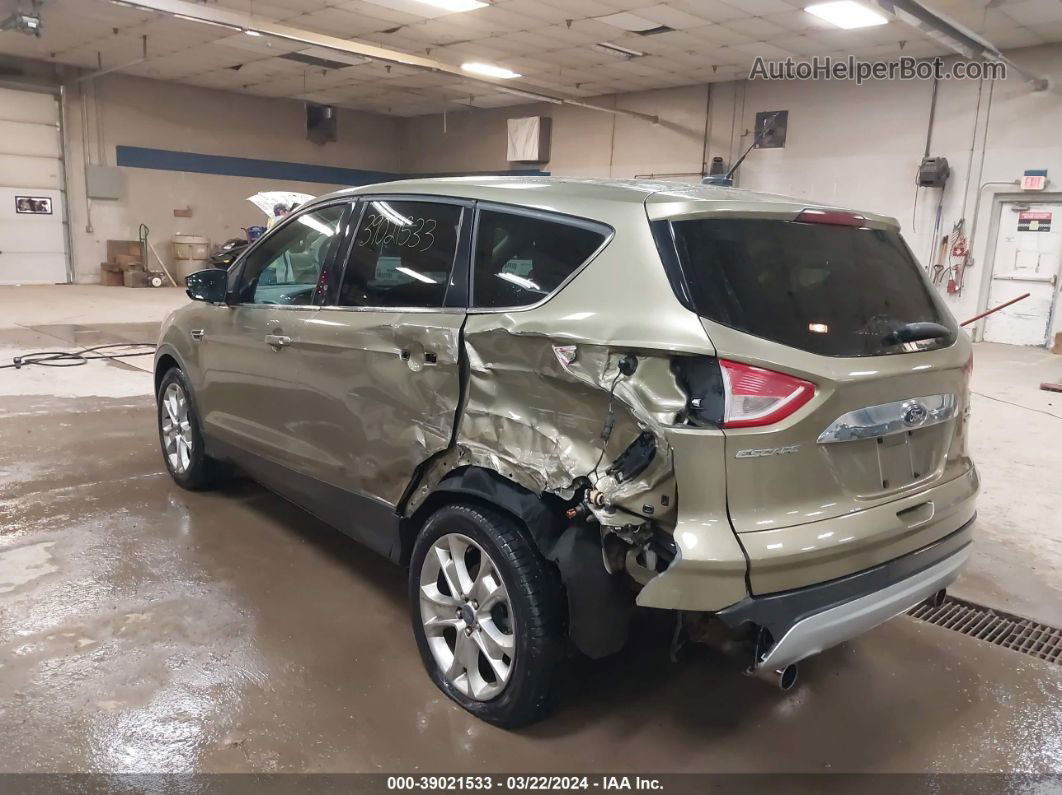 2013 Ford Escape Sel Зеленый vin: 1FMCU9H9XDUA07945