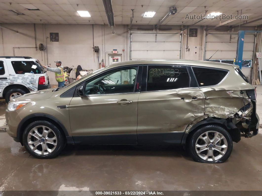 2013 Ford Escape Sel Зеленый vin: 1FMCU9H9XDUA07945