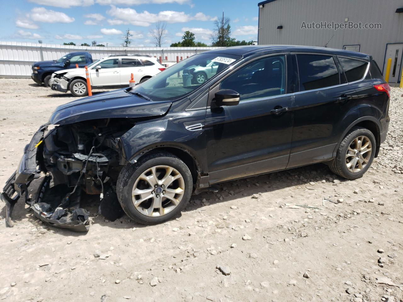 2013 Ford Escape Sel Black vin: 1FMCU9H9XDUD65711