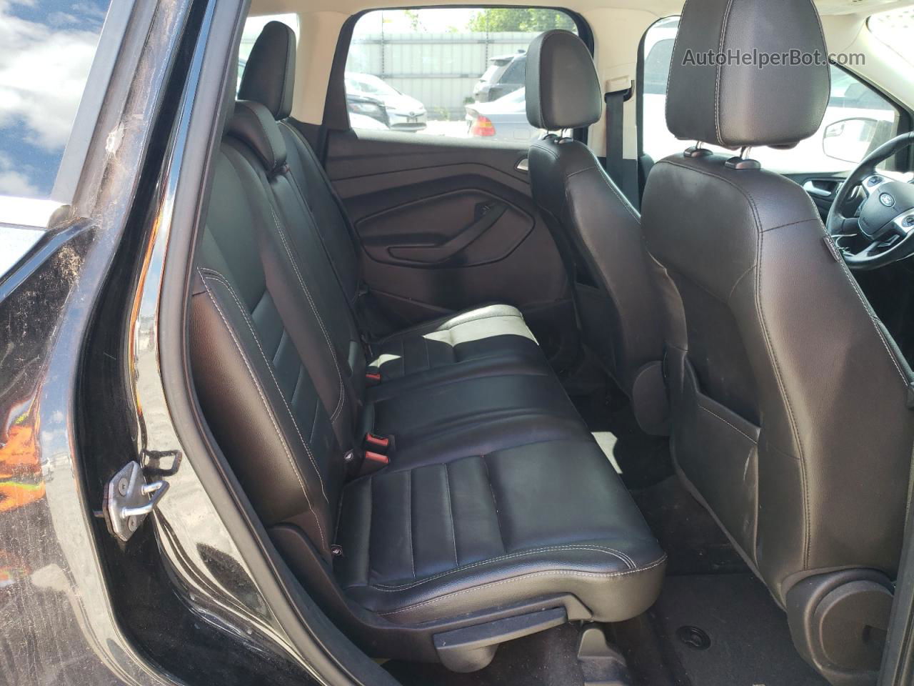 2013 Ford Escape Sel Черный vin: 1FMCU9H9XDUD65711