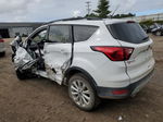 2019 Ford Escape Sel White vin: 1FMCU9HD0KUA56847