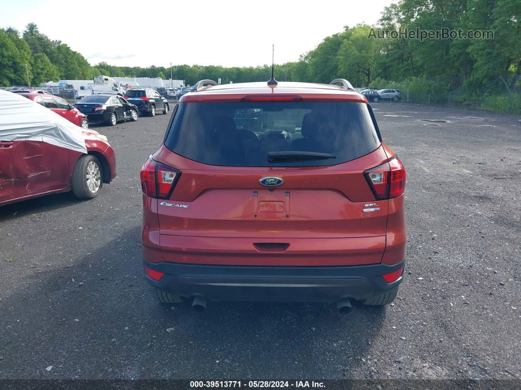 2019 Ford Escape Sel Orange vin: 1FMCU9HD0KUC43473