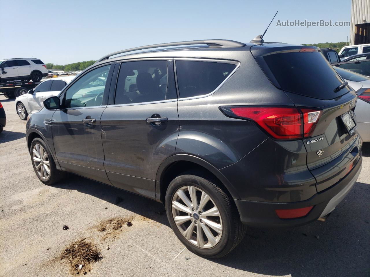 2019 Ford Escape Sel Gray vin: 1FMCU9HD1KUA71423