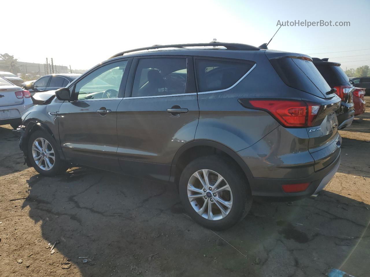 2019 Ford Escape Sel Gray vin: 1FMCU9HD1KUC01345