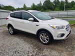 2019 Ford Escape Sel White vin: 1FMCU9HD2KUB41978