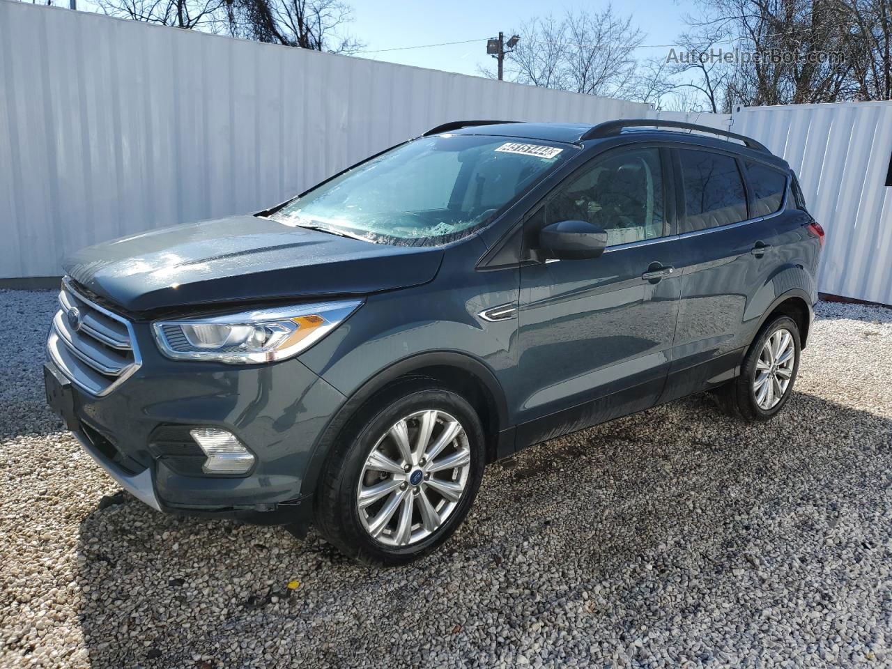 2019 Ford Escape Sel Blue vin: 1FMCU9HD3KUA48760