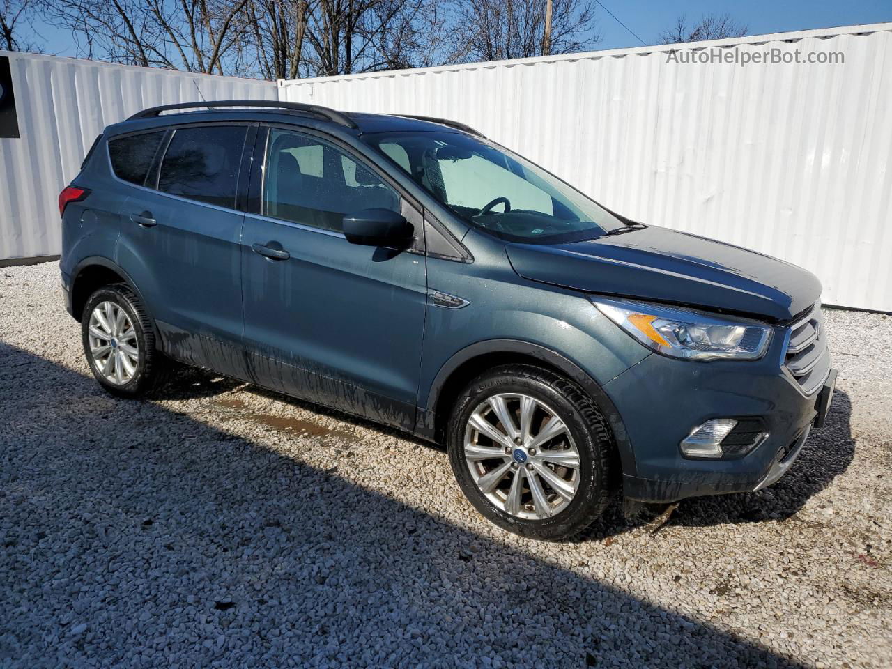 2019 Ford Escape Sel Blue vin: 1FMCU9HD3KUA48760