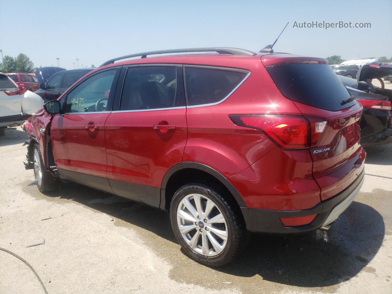 2019 Ford Escape Sel Red vin: 1FMCU9HD3KUC00181