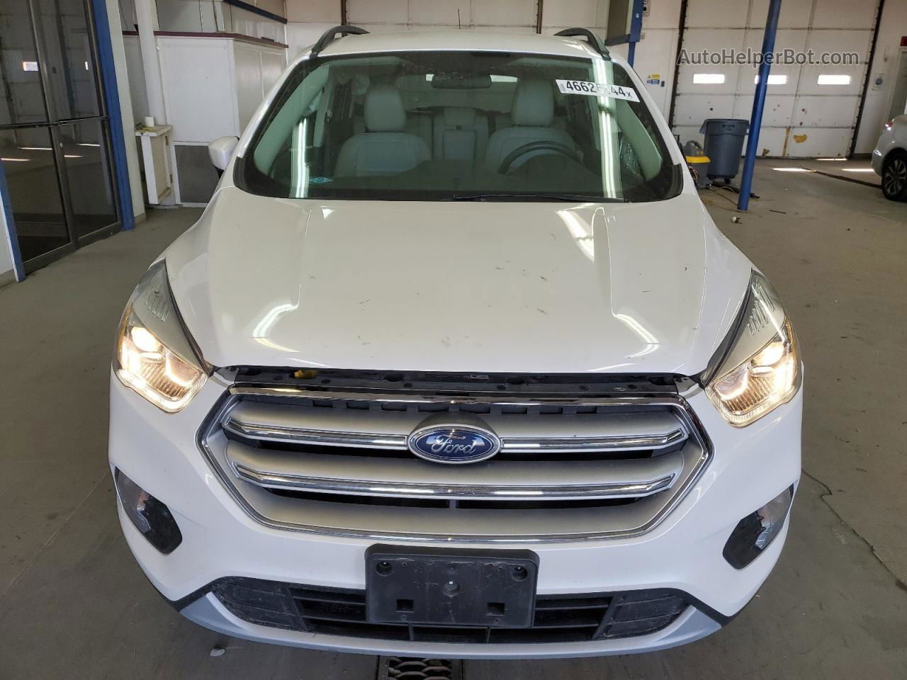 2019 Ford Escape Sel White vin: 1FMCU9HD4KUA53059