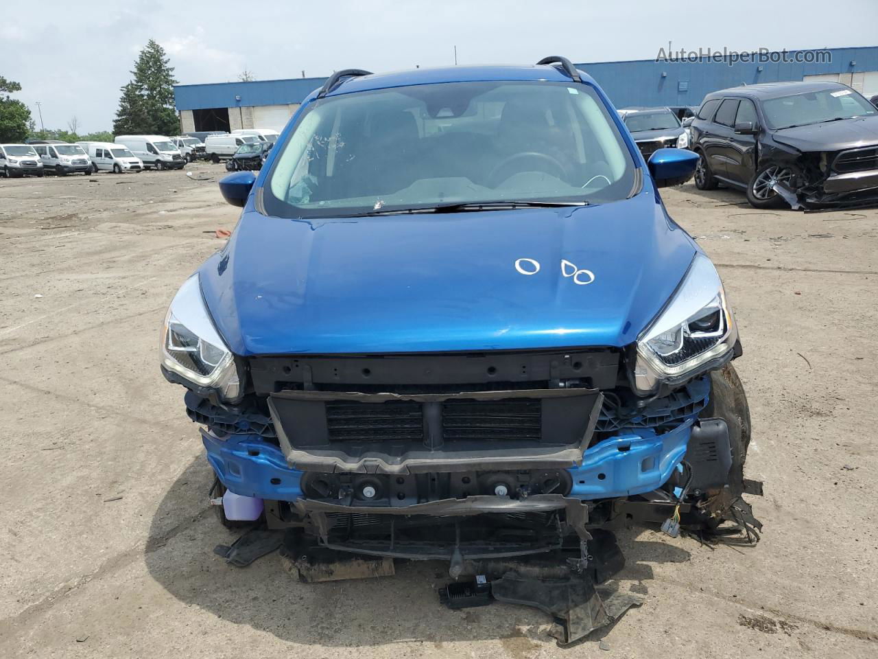 2019 Ford Escape Sel Blue vin: 1FMCU9HD5KUB54319