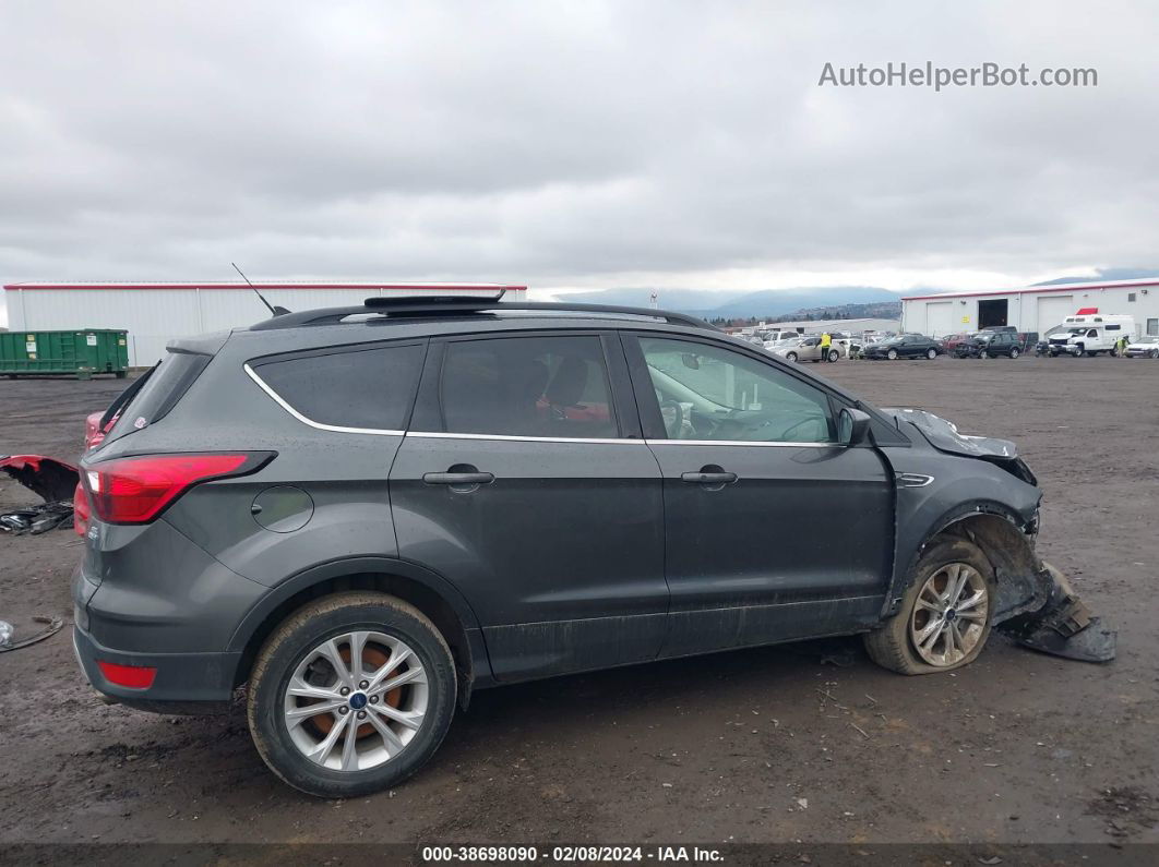 2019 Ford Escape Sel Gray vin: 1FMCU9HD5KUB83805