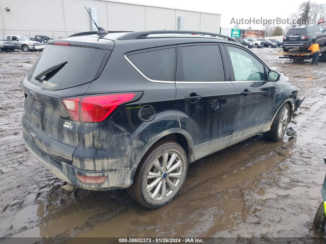 2019 Ford Escape Sel Black vin: 1FMCU9HD6KUA32696