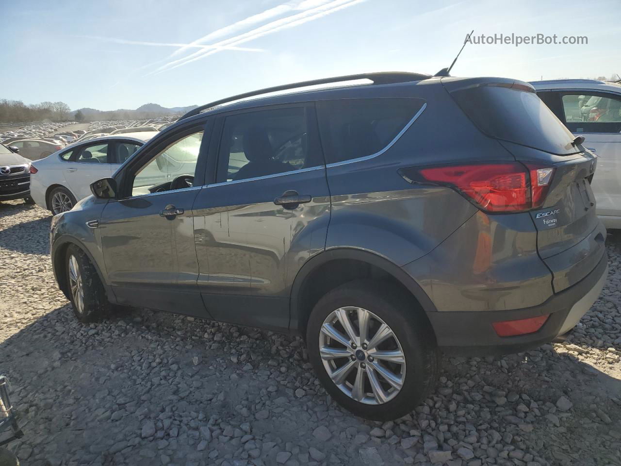 2019 Ford Escape Sel Серый vin: 1FMCU9HD6KUB53874