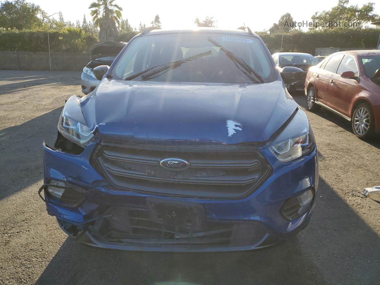 2019 Ford Escape Sel Blue vin: 1FMCU9HD8KUC58075