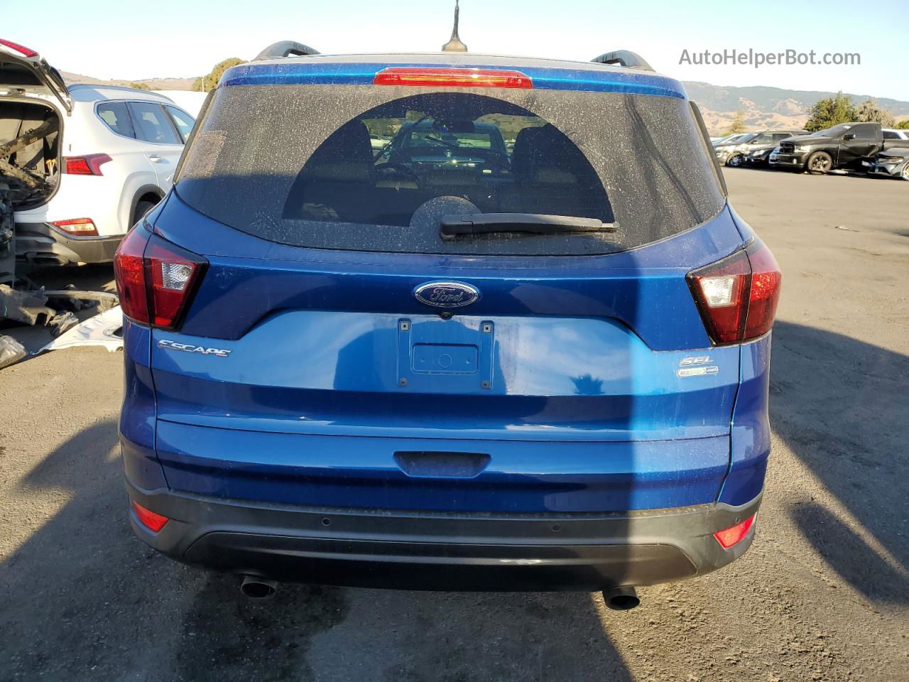 2019 Ford Escape Sel Blue vin: 1FMCU9HD8KUC58075