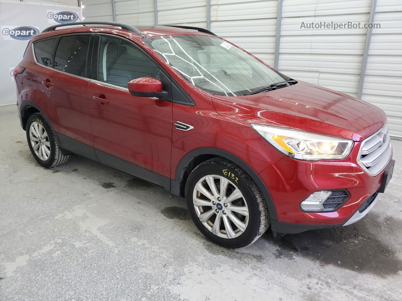 2019 Ford Escape Sel Red vin: 1FMCU9HD9KUA09297