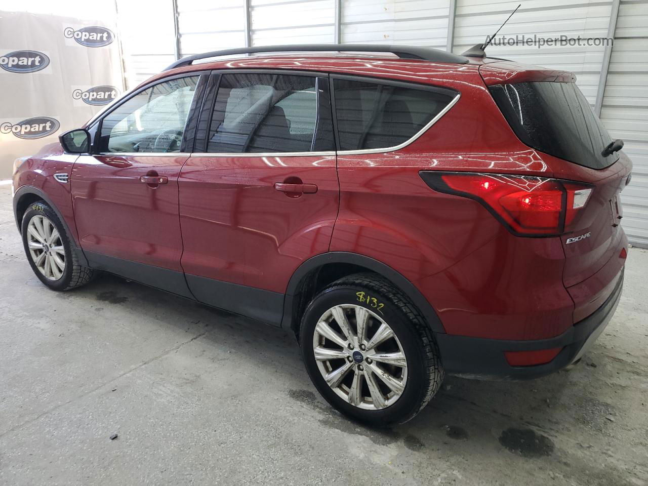 2019 Ford Escape Sel Red vin: 1FMCU9HD9KUA09297