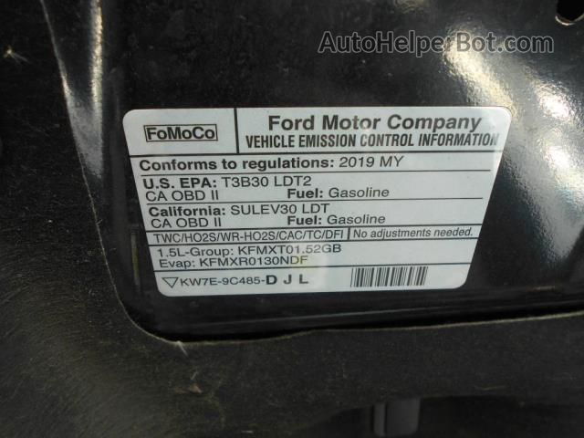 2019 Ford Escape Sel Black vin: 1FMCU9HD9KUA24026