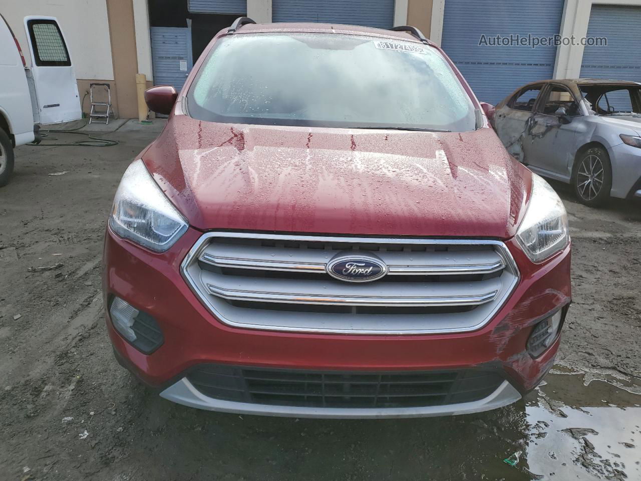 2019 Ford Escape Sel Бордовый vin: 1FMCU9HD9KUA52215