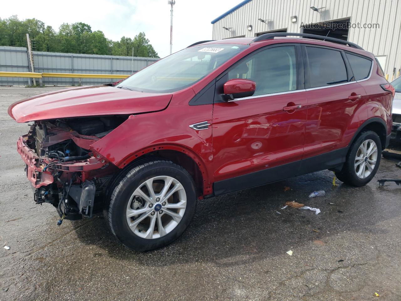 2019 Ford Escape Sel Красный vin: 1FMCU9HD9KUA71511