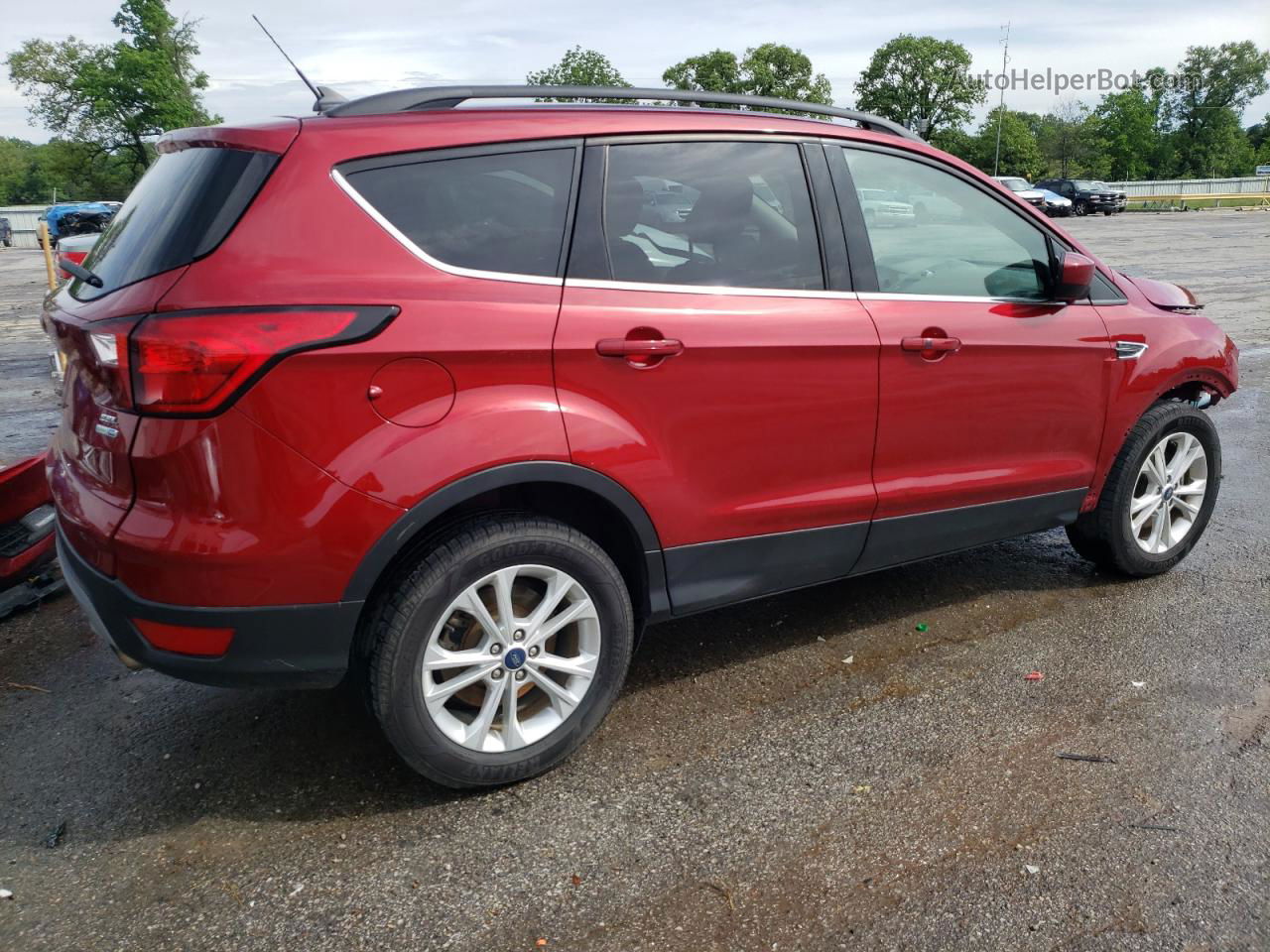 2019 Ford Escape Sel Красный vin: 1FMCU9HD9KUA71511