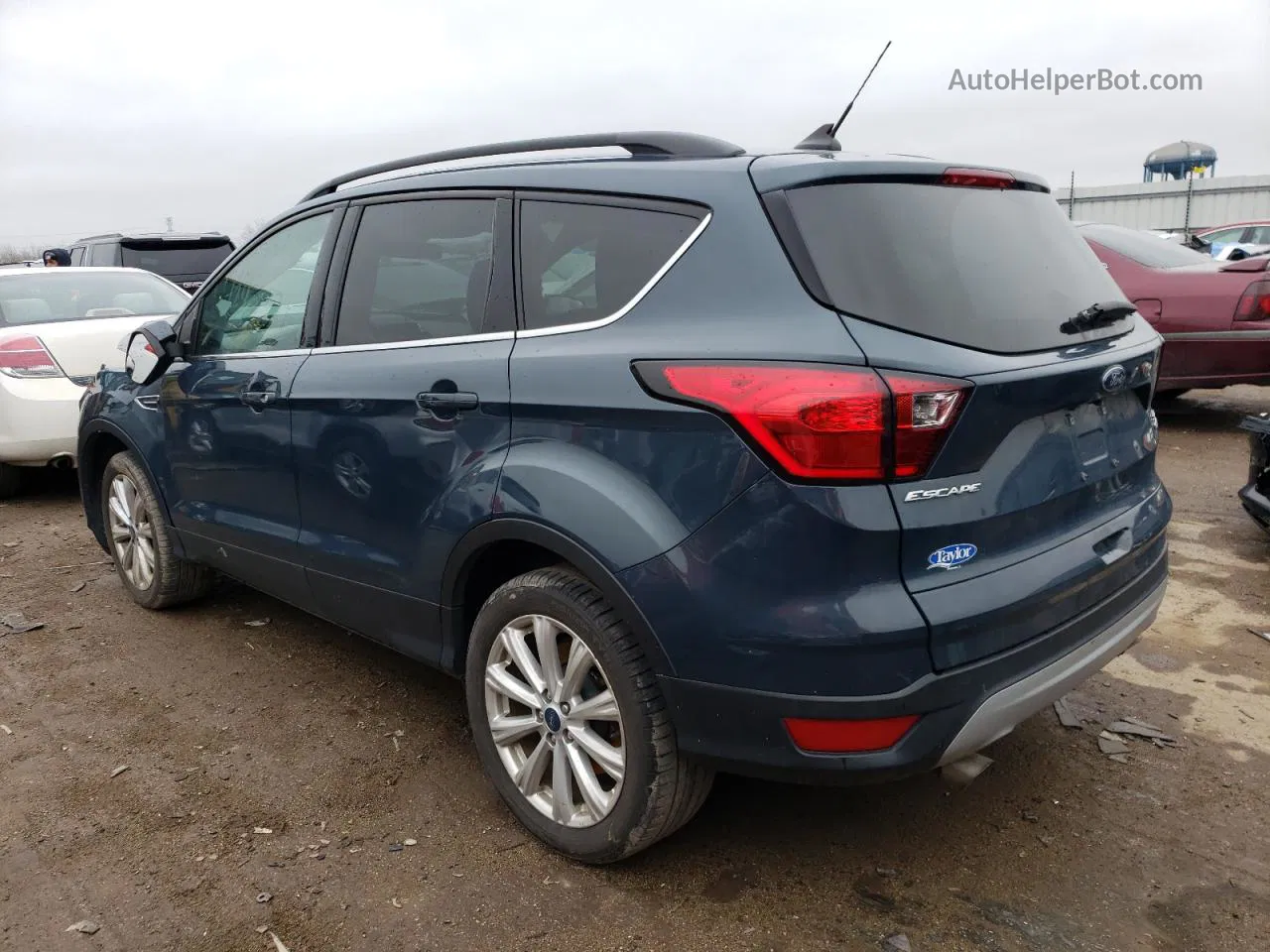 2019 Ford Escape Sel Blue vin: 1FMCU9HD9KUA77051