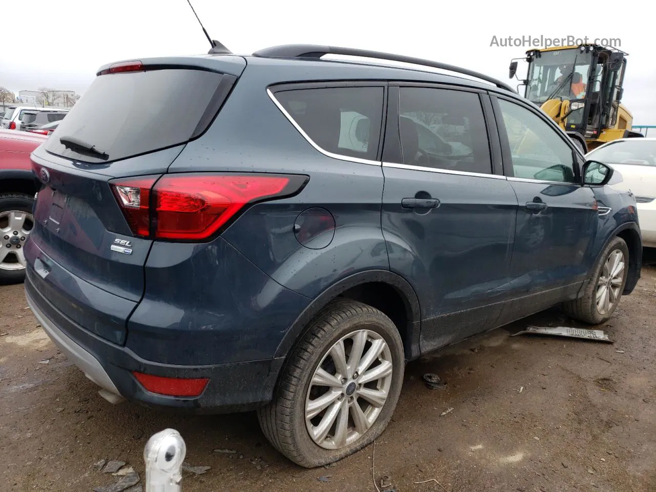 2019 Ford Escape Sel Blue vin: 1FMCU9HD9KUA77051