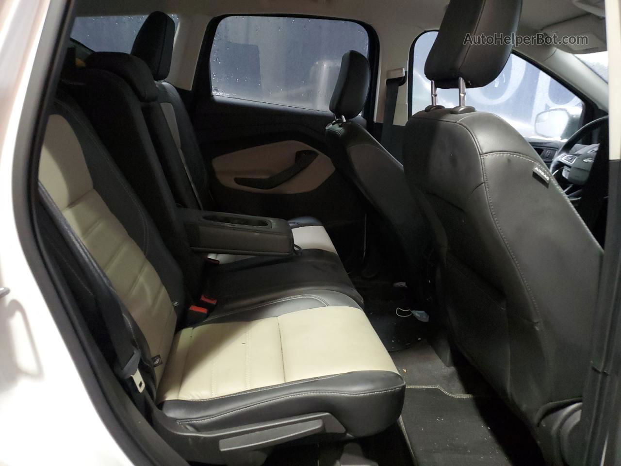 2019 Ford Escape Sel White vin: 1FMCU9HDXKUA15691